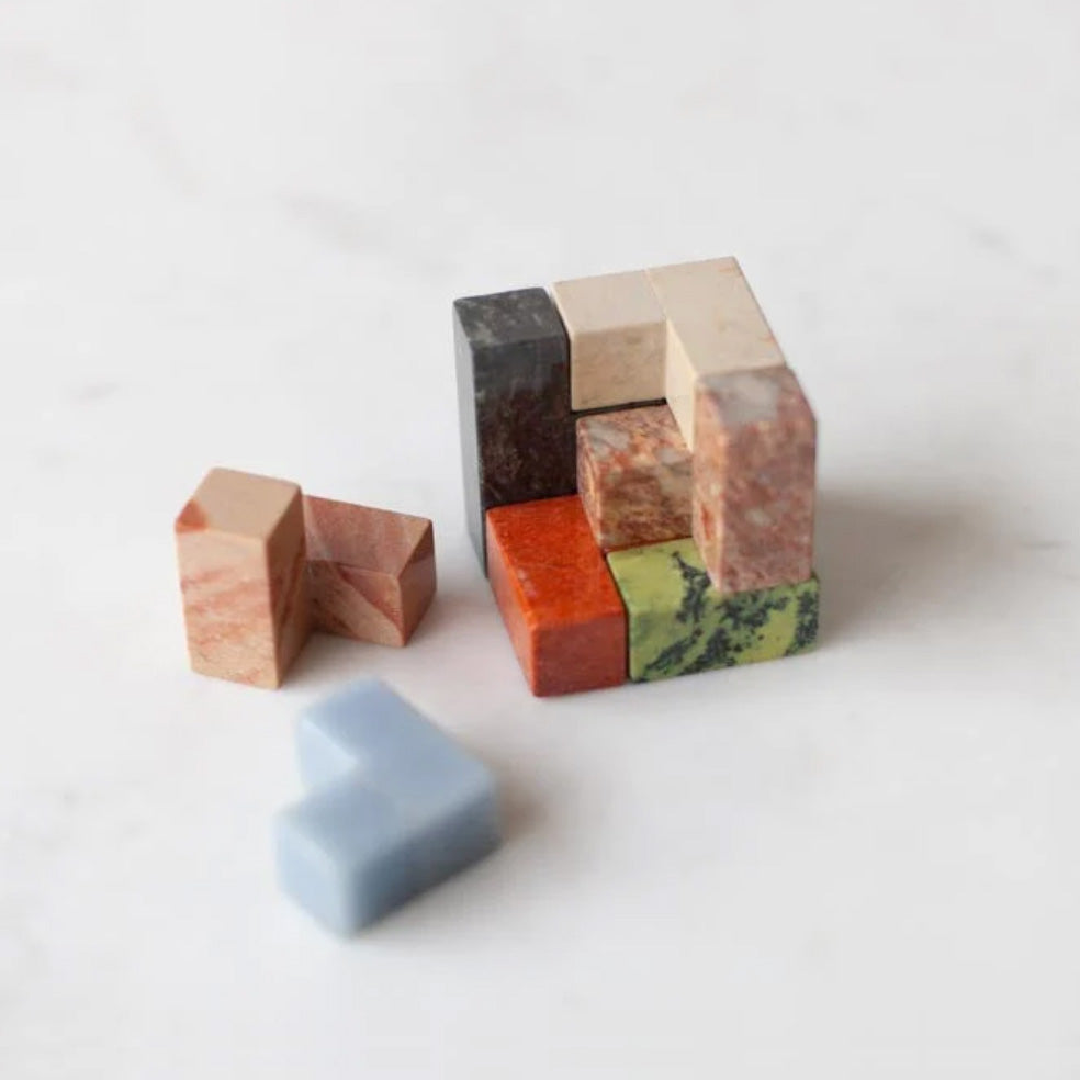 Gemstone Soma Cube Puzzle