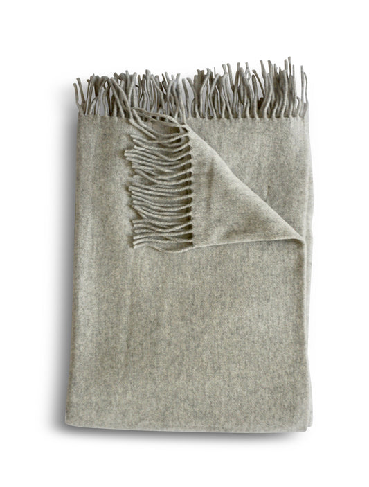SALE Cashmere Throw - Cobblestone