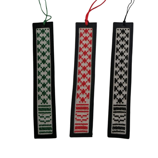 Kuffiyeh Bookmark - Red