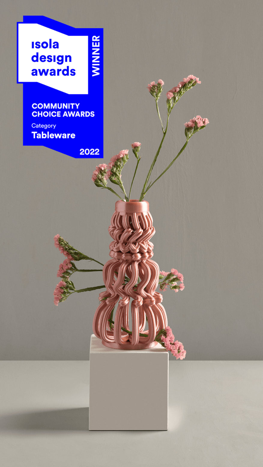 Frosting Loop Candle Holder