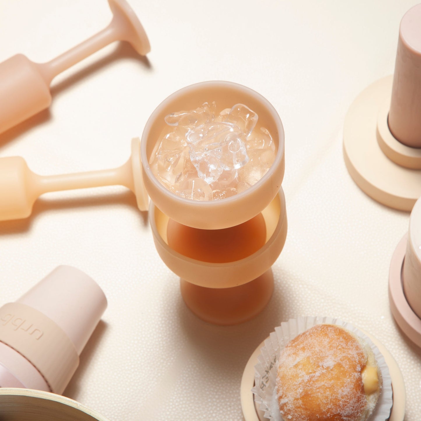 Wheat + Oat | Mecc | Silicone Unbreakable Cocktail Glasses