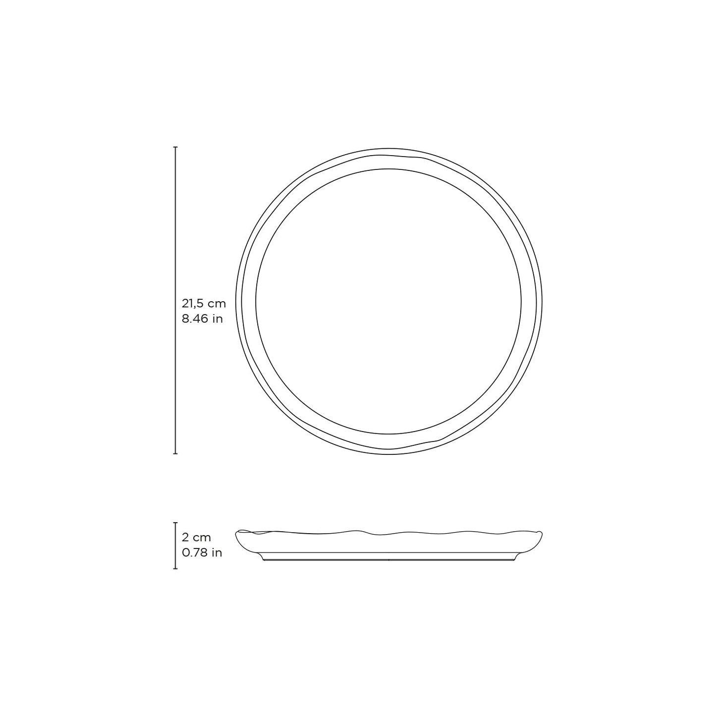 Dessert Plate Set of 4