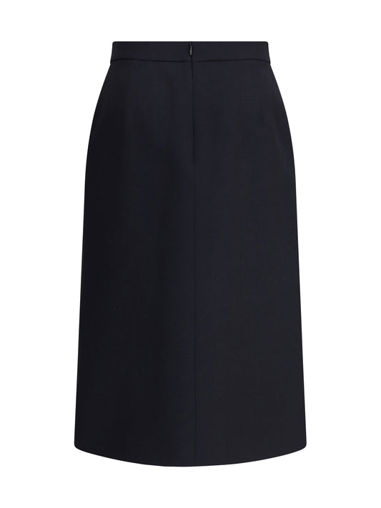 Valentino Women Belted Midi Skirt