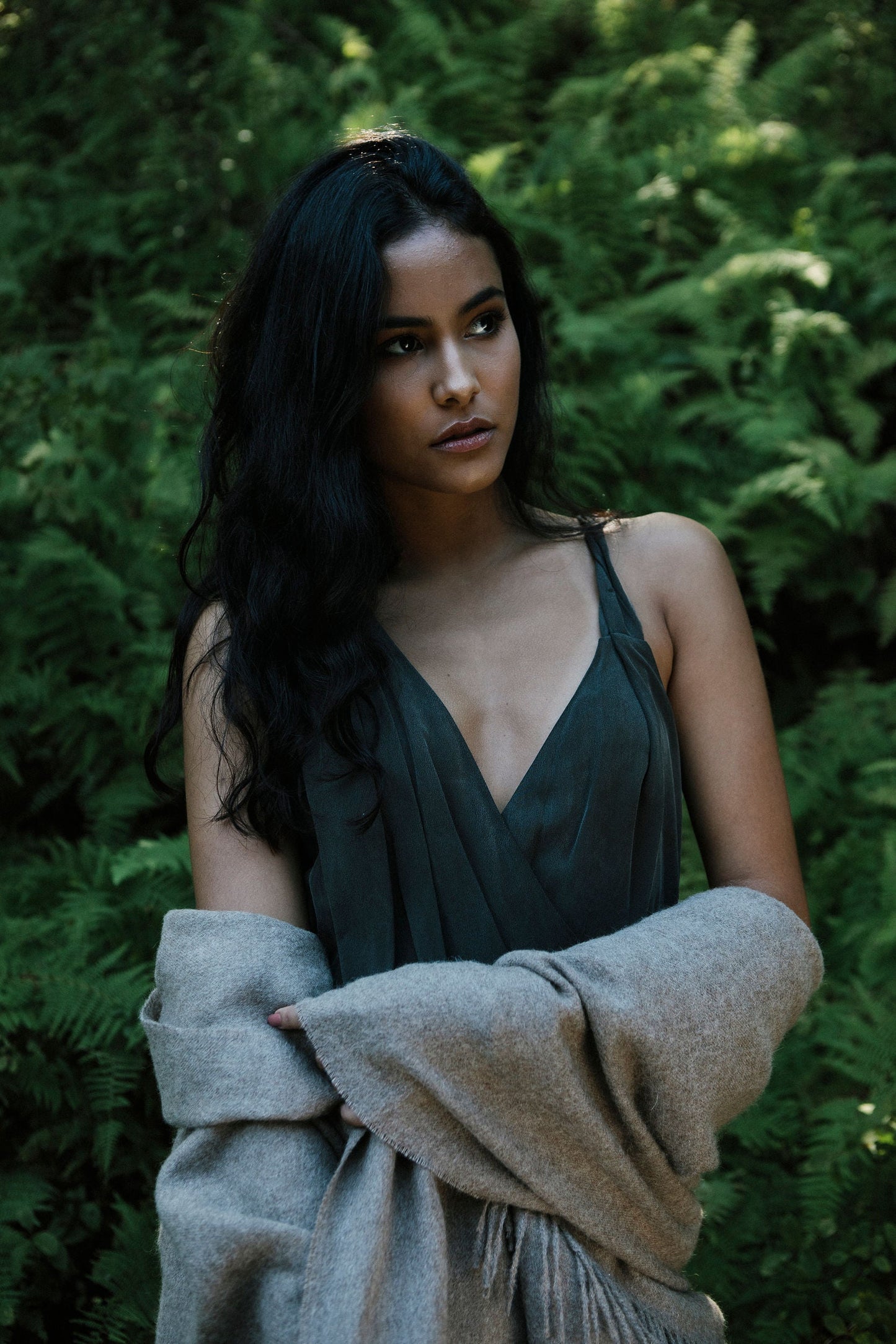 SALE Cashmere Throw - Cobblestone