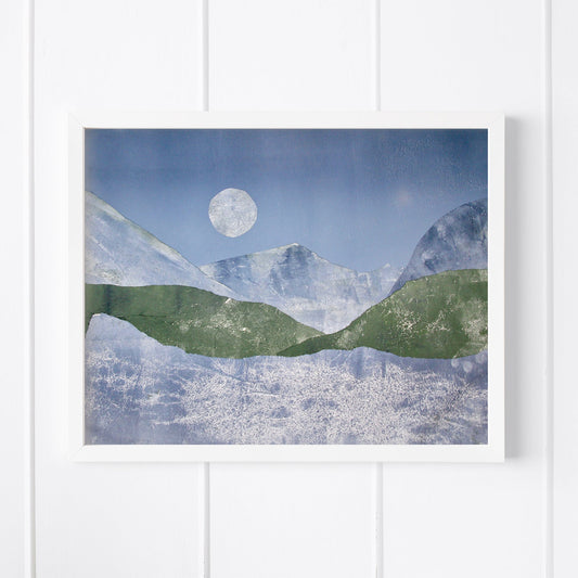 Cold Spring Evening Small Framed Print