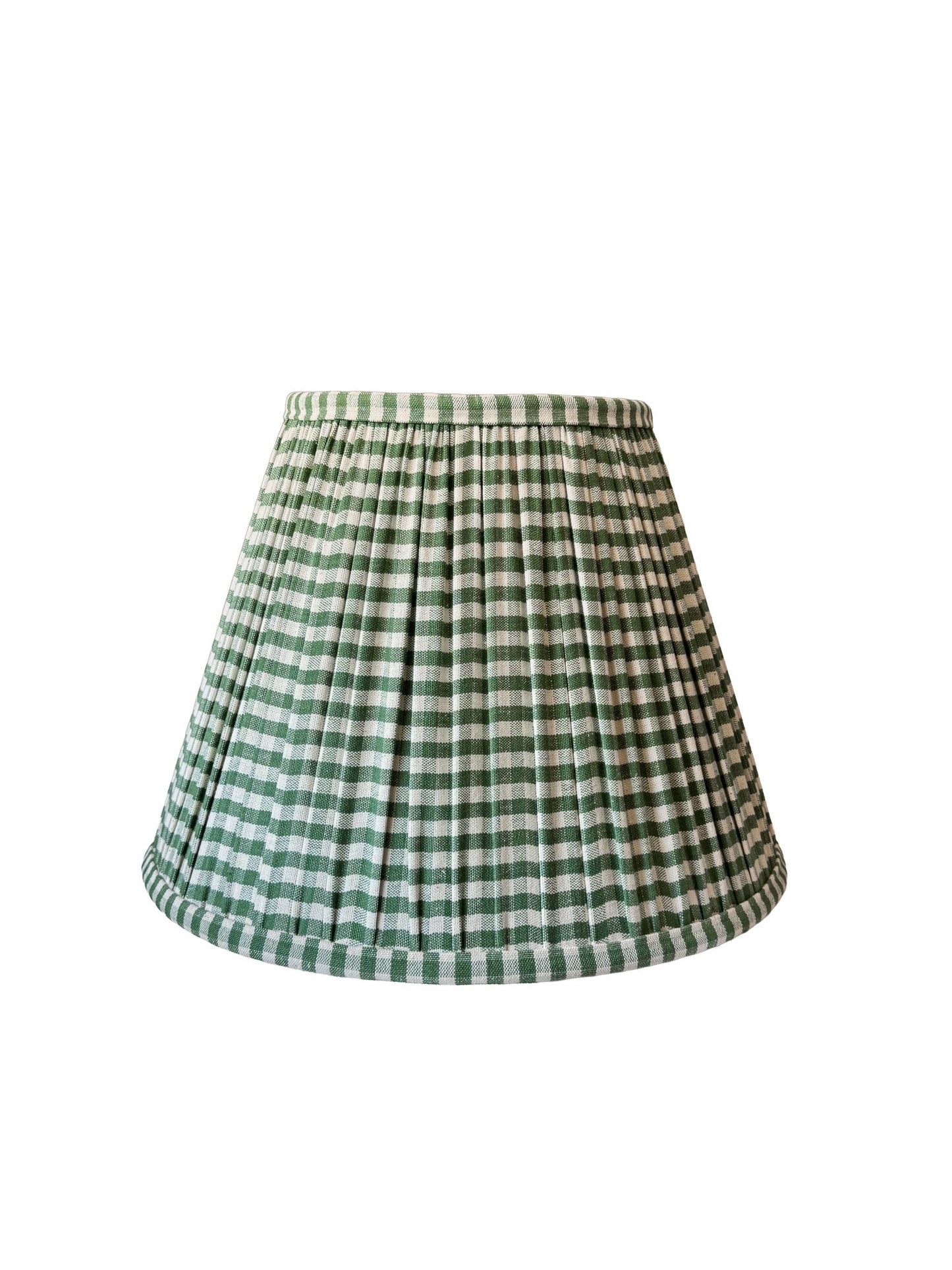 Olive Gingham Empire Shade