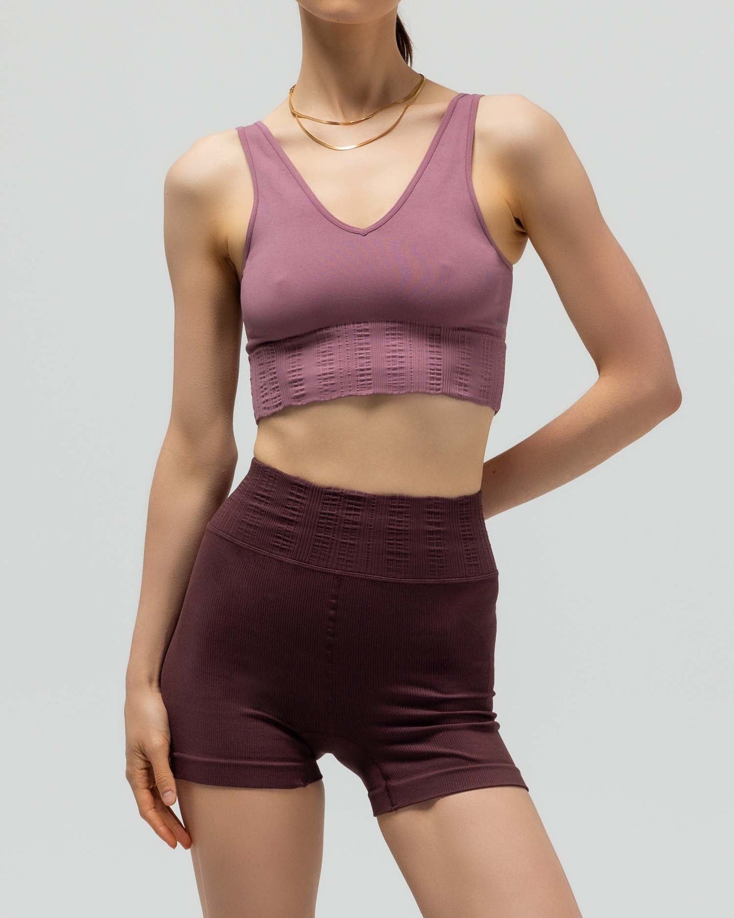 THE V-NECK SPORTS BRA