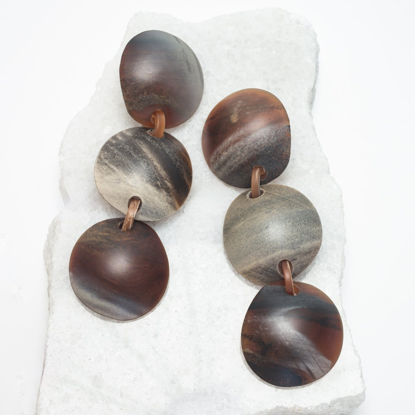 Terra Drop Statement Earrings