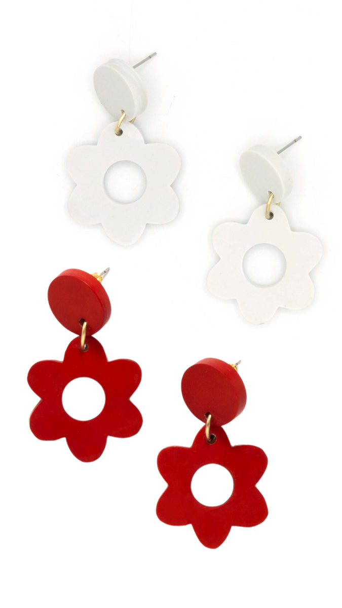 Hot Hippie Clay Earrings