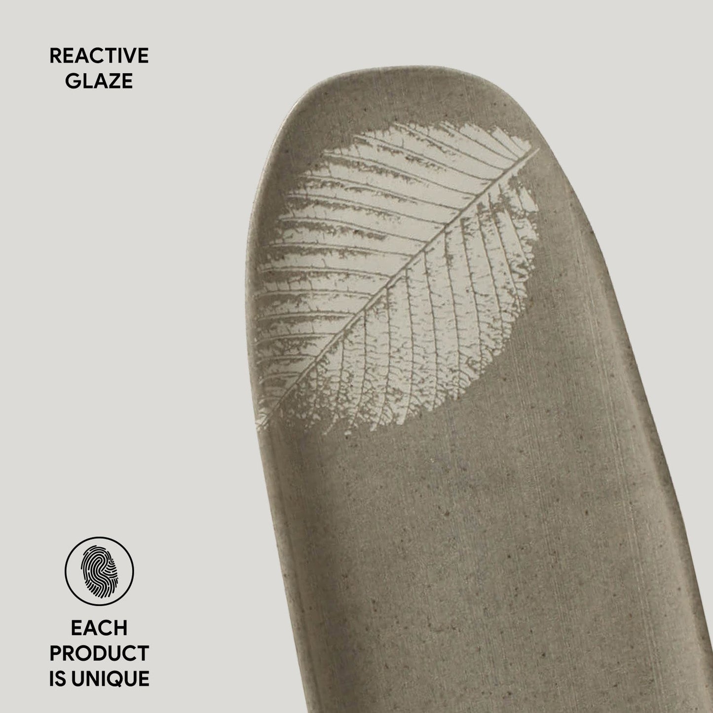 Shallow Organic Oval Platter Large Set of 4