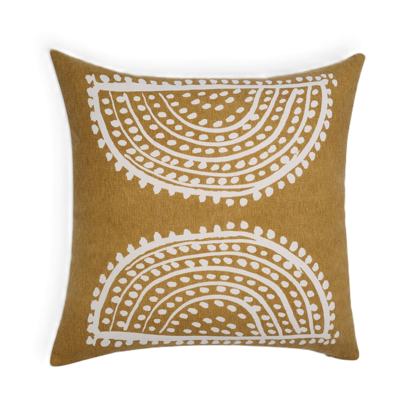 Radiance oversized Sunburst motif print square pillow cover