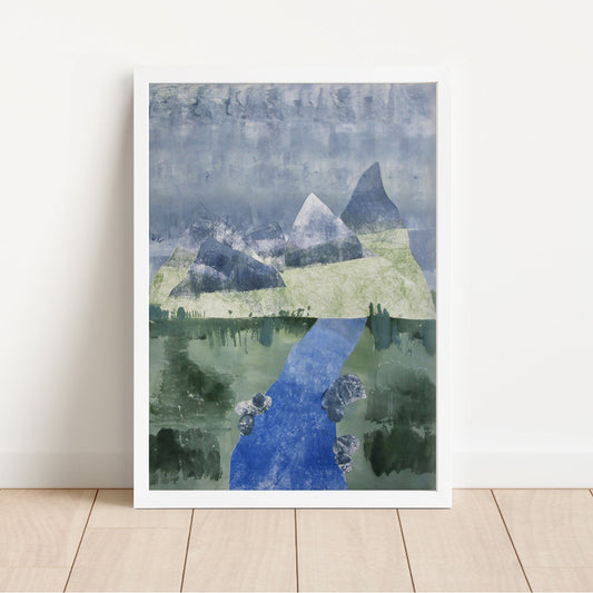 Mountain Trail Small Framed Print