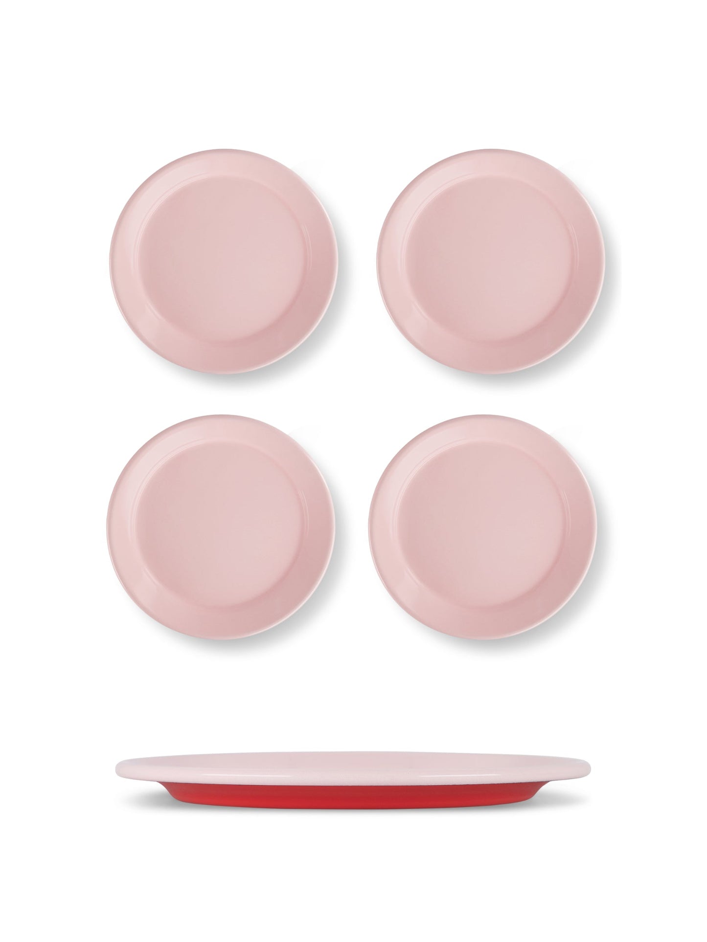 S/4 Enamel Dinner Plate  - Two Tone