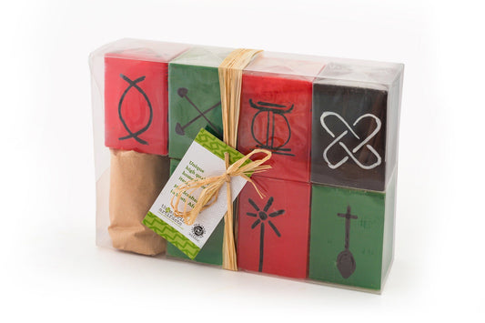 Kwanzaa Painted Candle Cube Collection