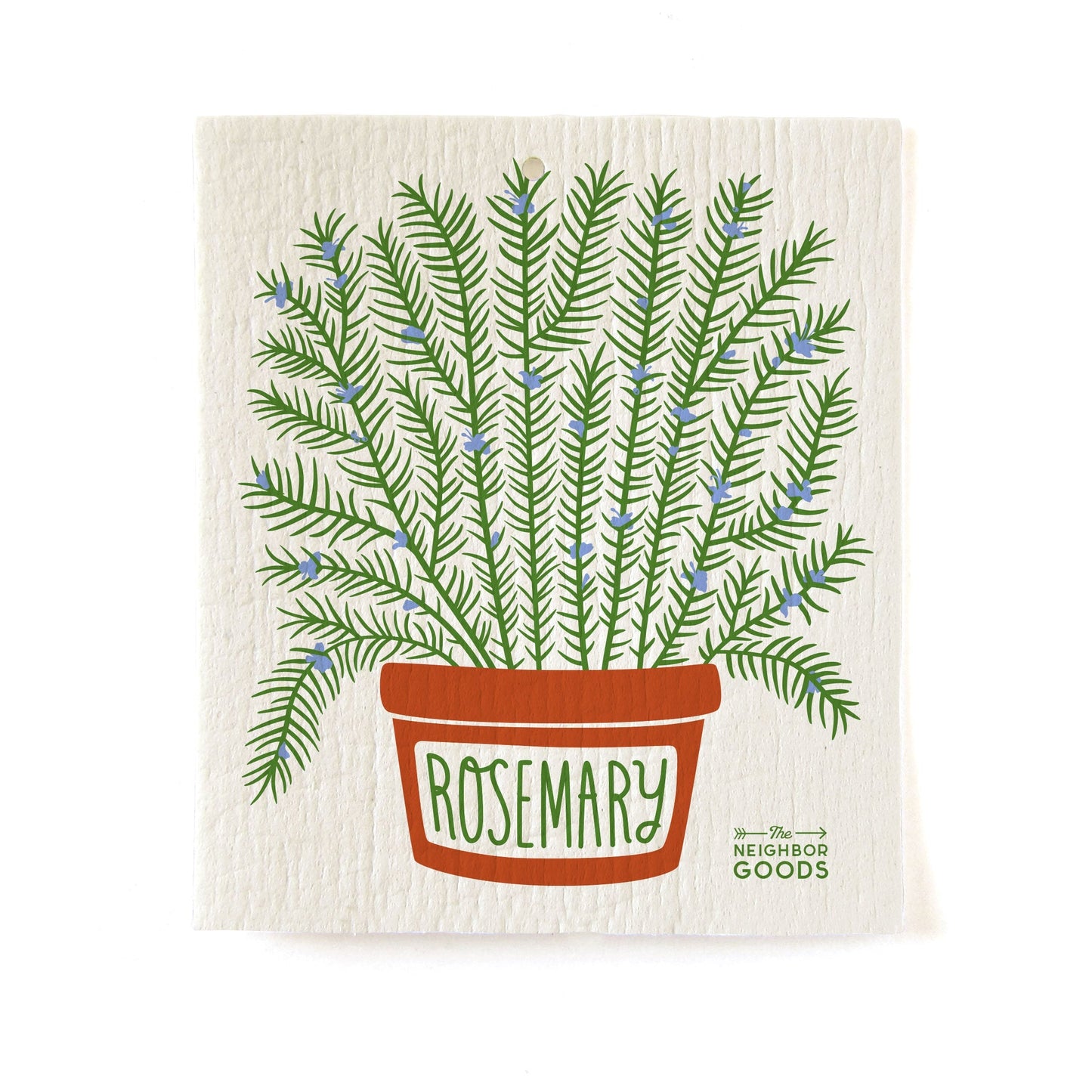 Rosemary Dish Towel + Sponge Cloth Gift Set