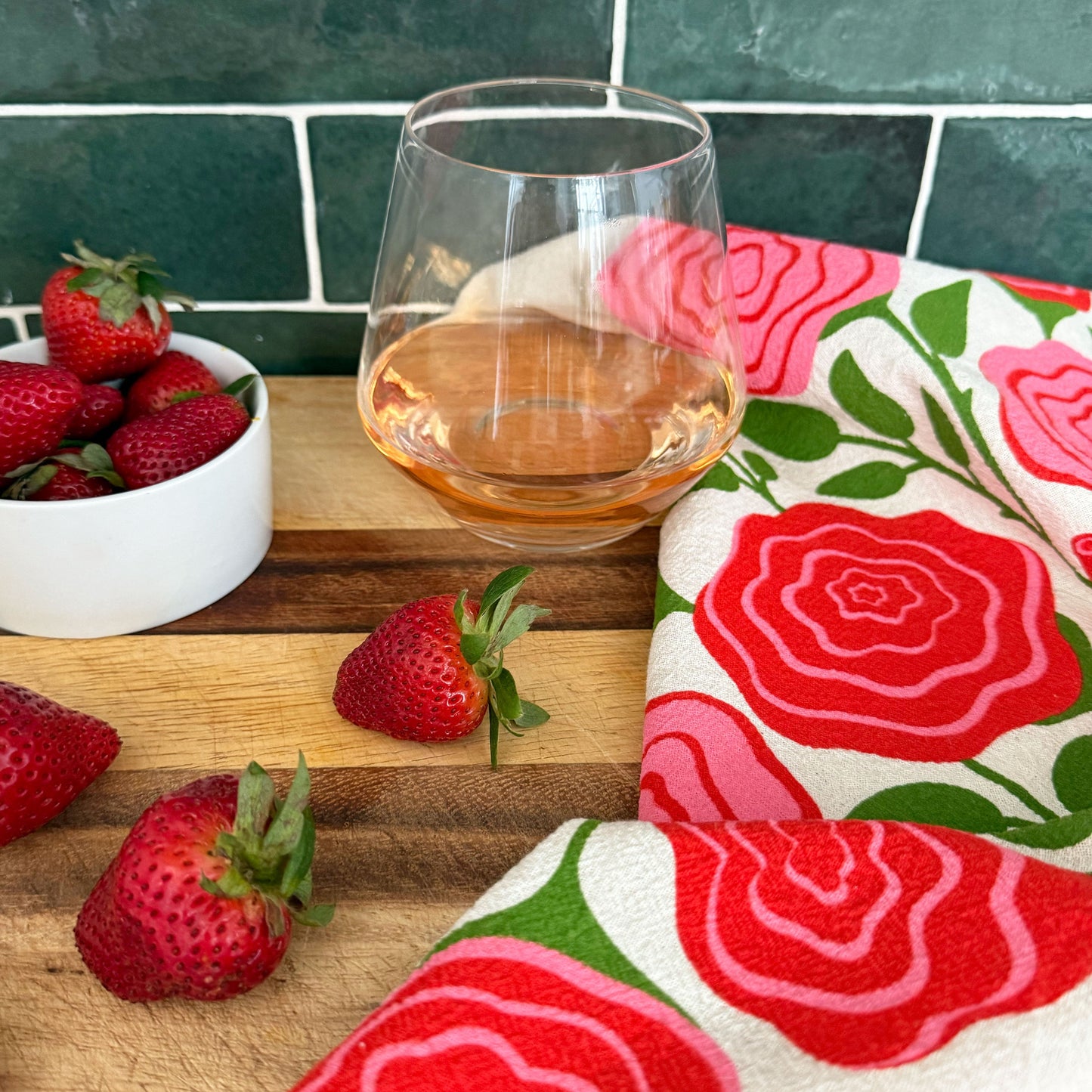Roses Dish Towel