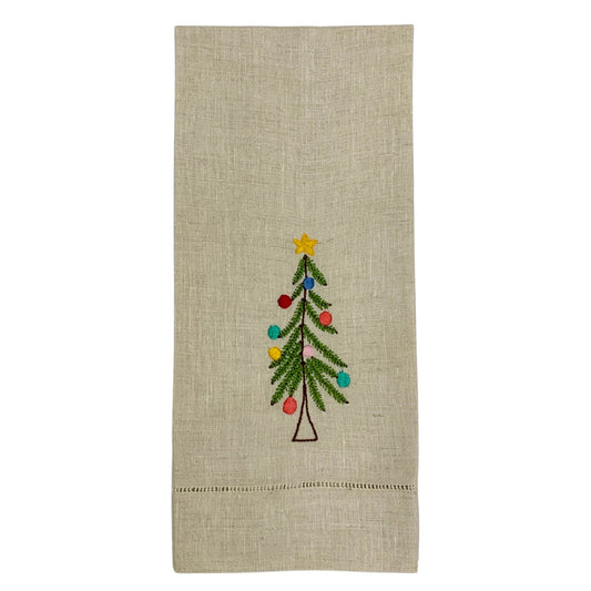 Rustic Christmas Tree Tea Towels