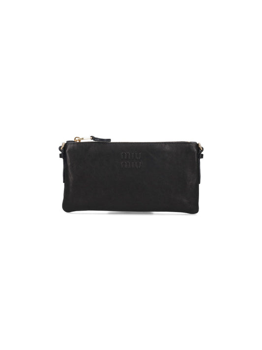 Miu Miu Women Logo Mini Pouch