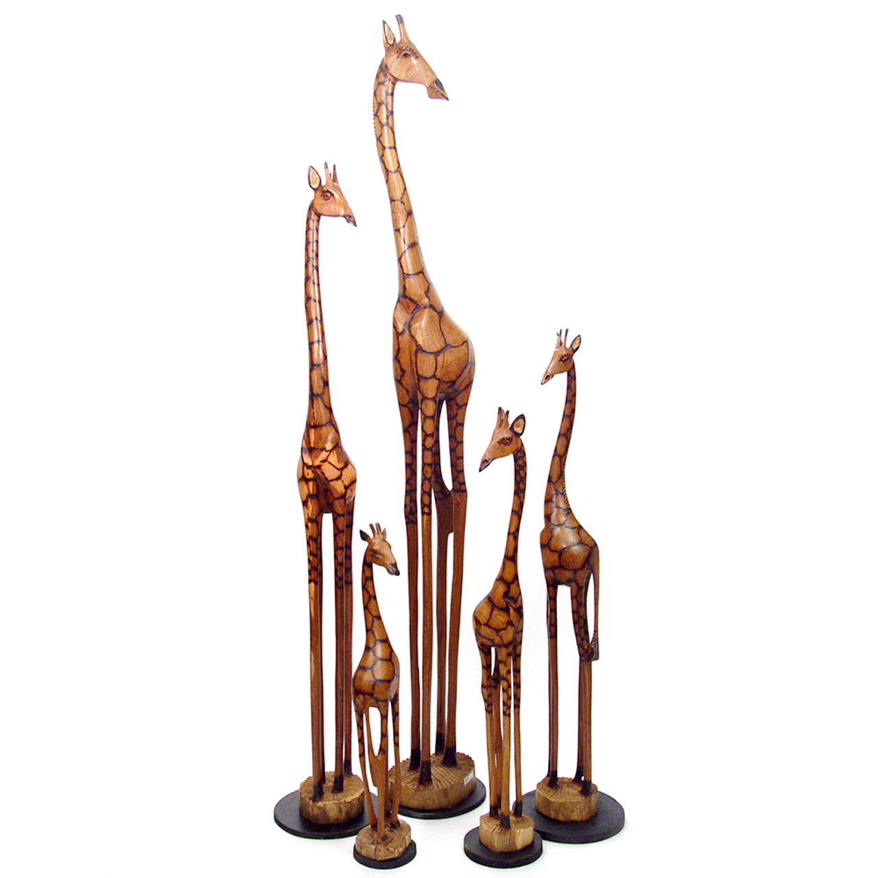 24" Olivewood Giraffe