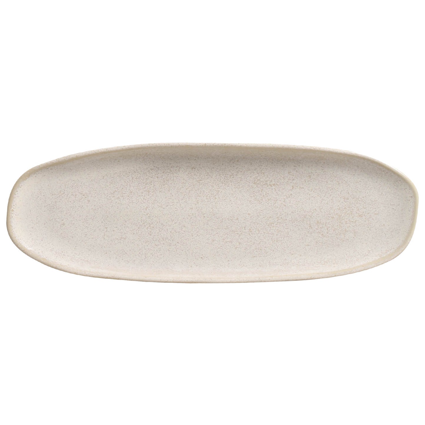 Shallow Organic Oval Platter Large Set of 4