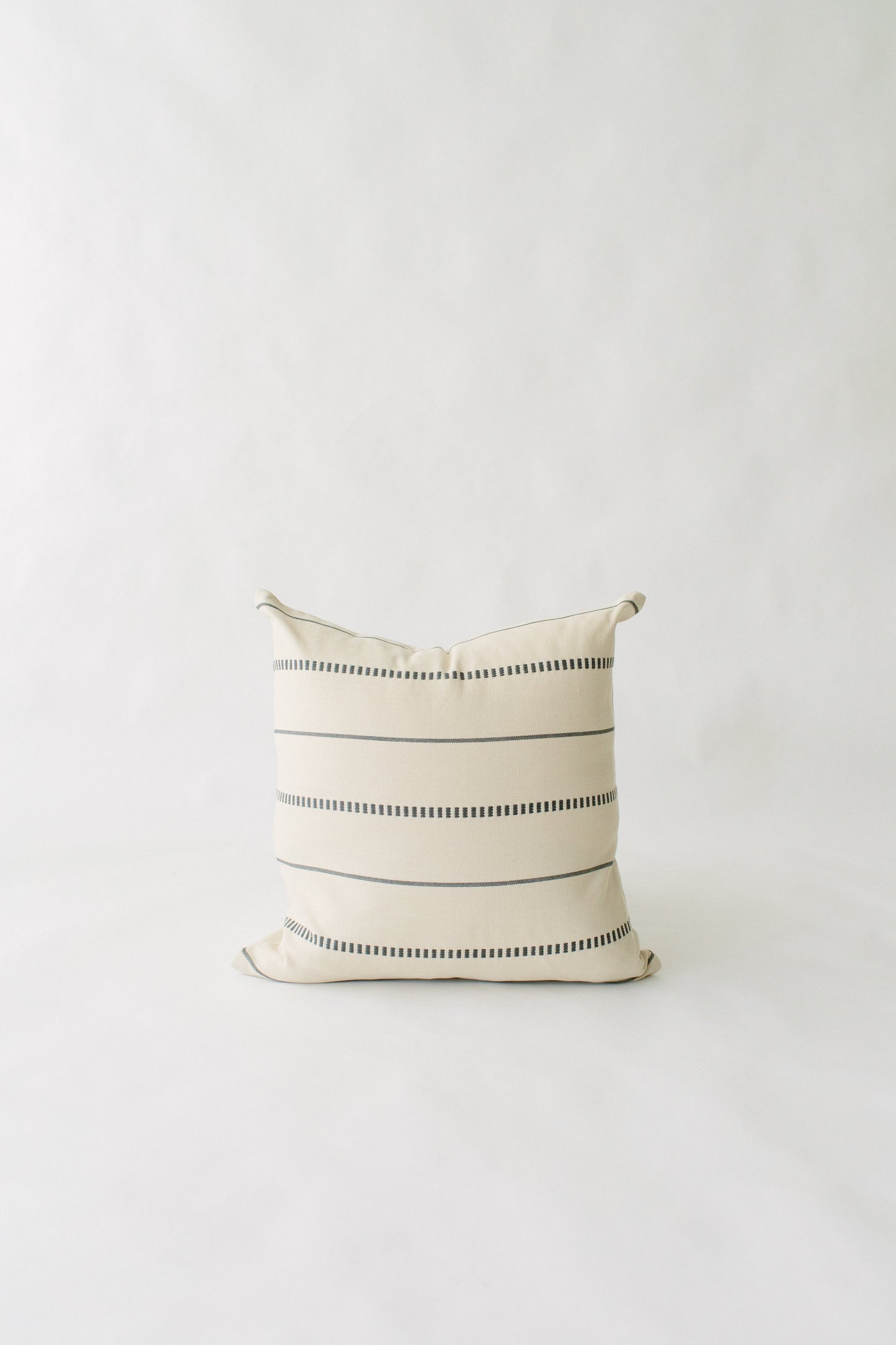 LOOM Imports Cream & Gray Brocade Pillow cover