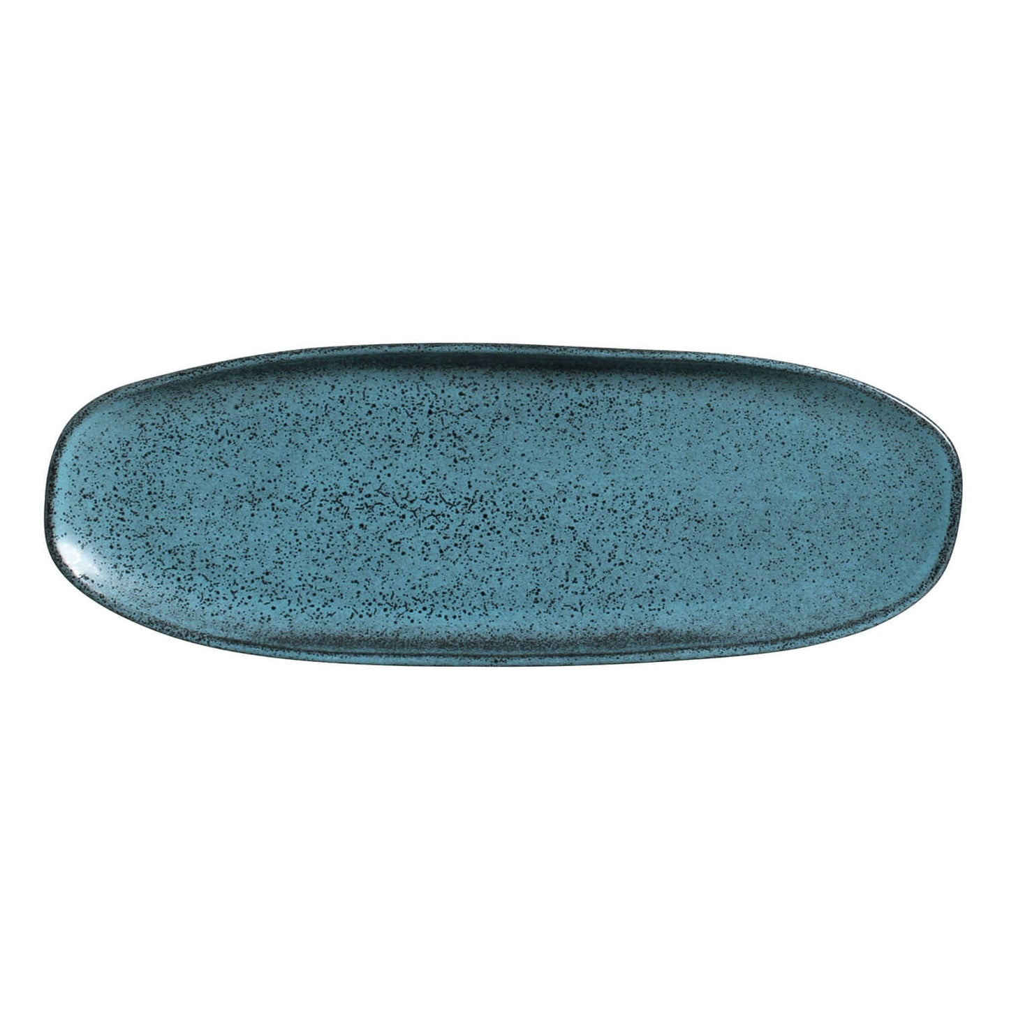 Shallow Organic Oval Platter Large Set of 4