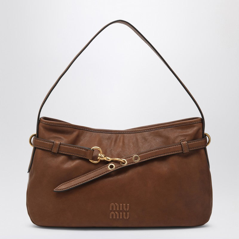 Miu Miu Aventure Medium Bag Oak Colour Women