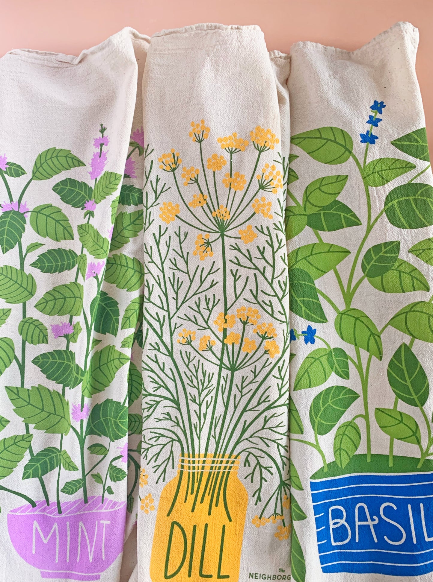 Dill Herb Dish Towel