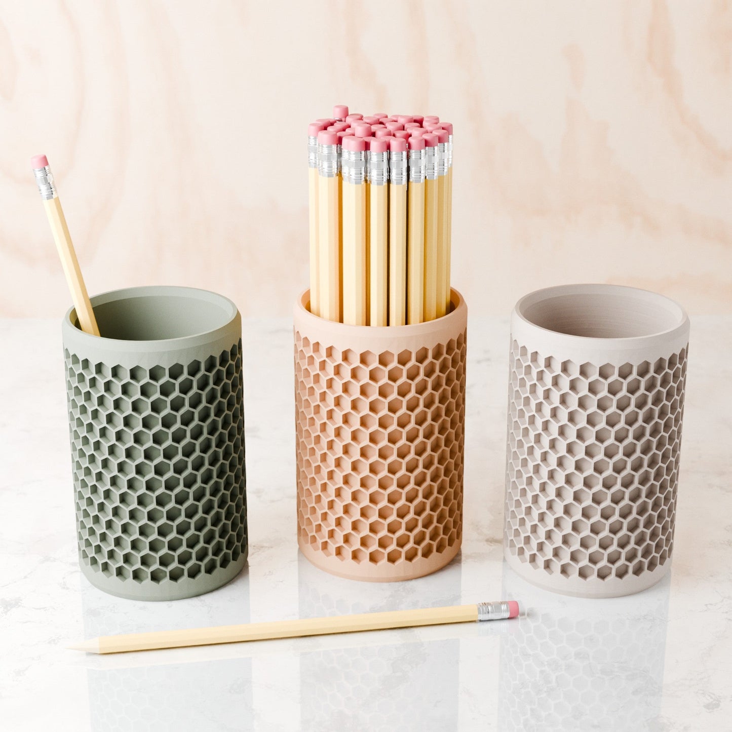 Honeycomb Pencil Holder