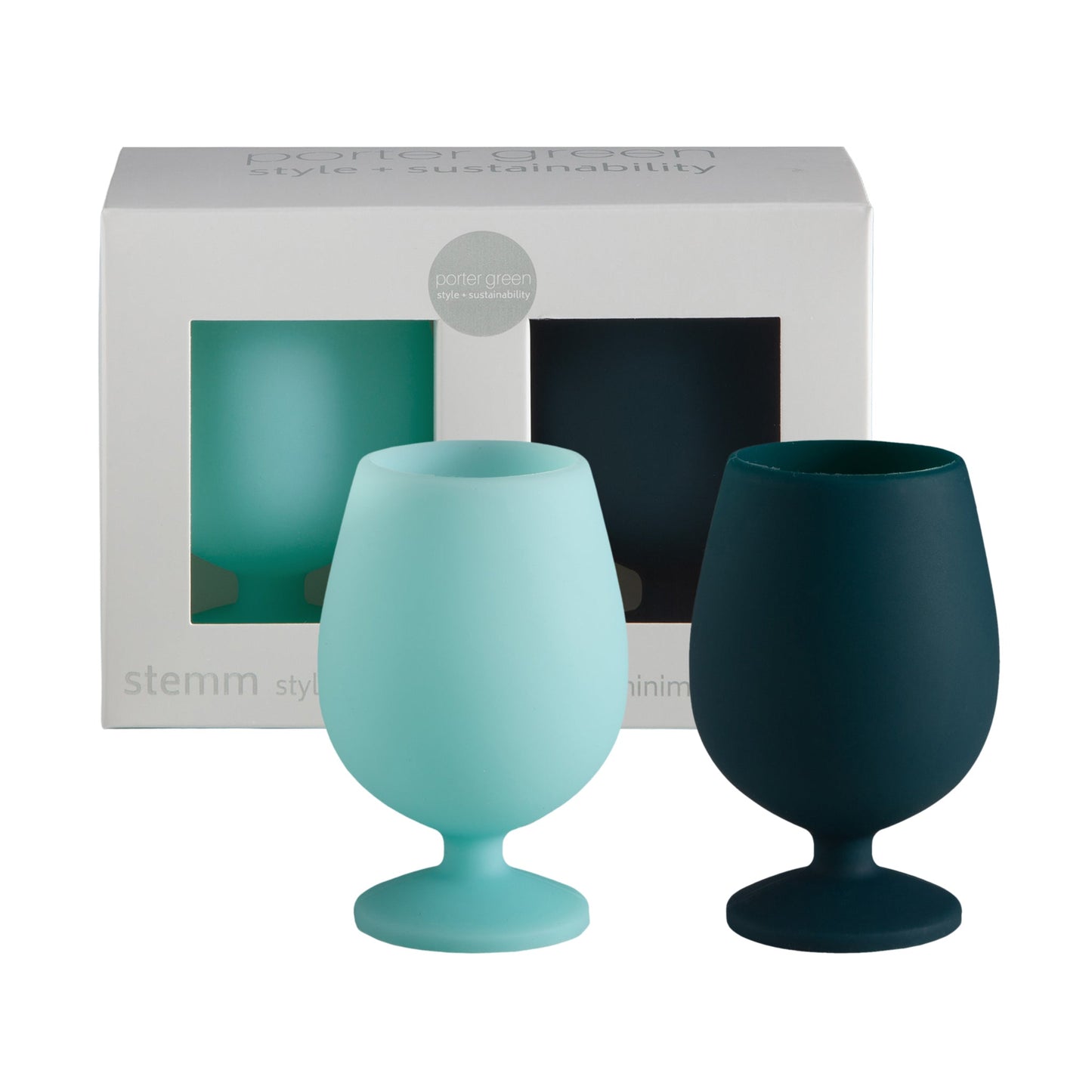 Mist + Ink | Stemm | Silicone Unbreakable Wine Glasses