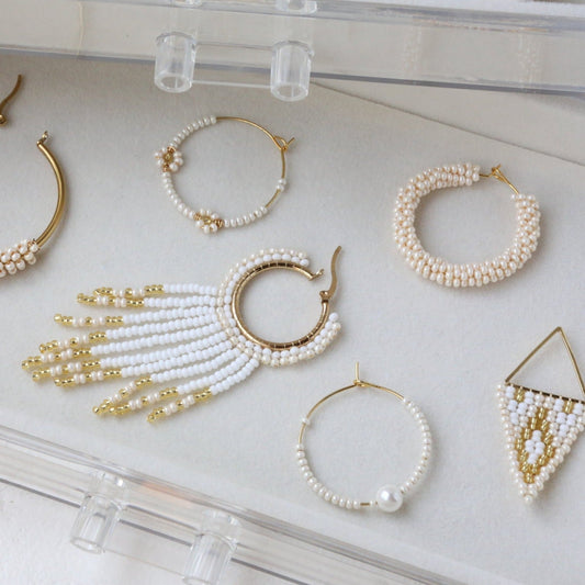 Riesling Fringe Embera Earrings