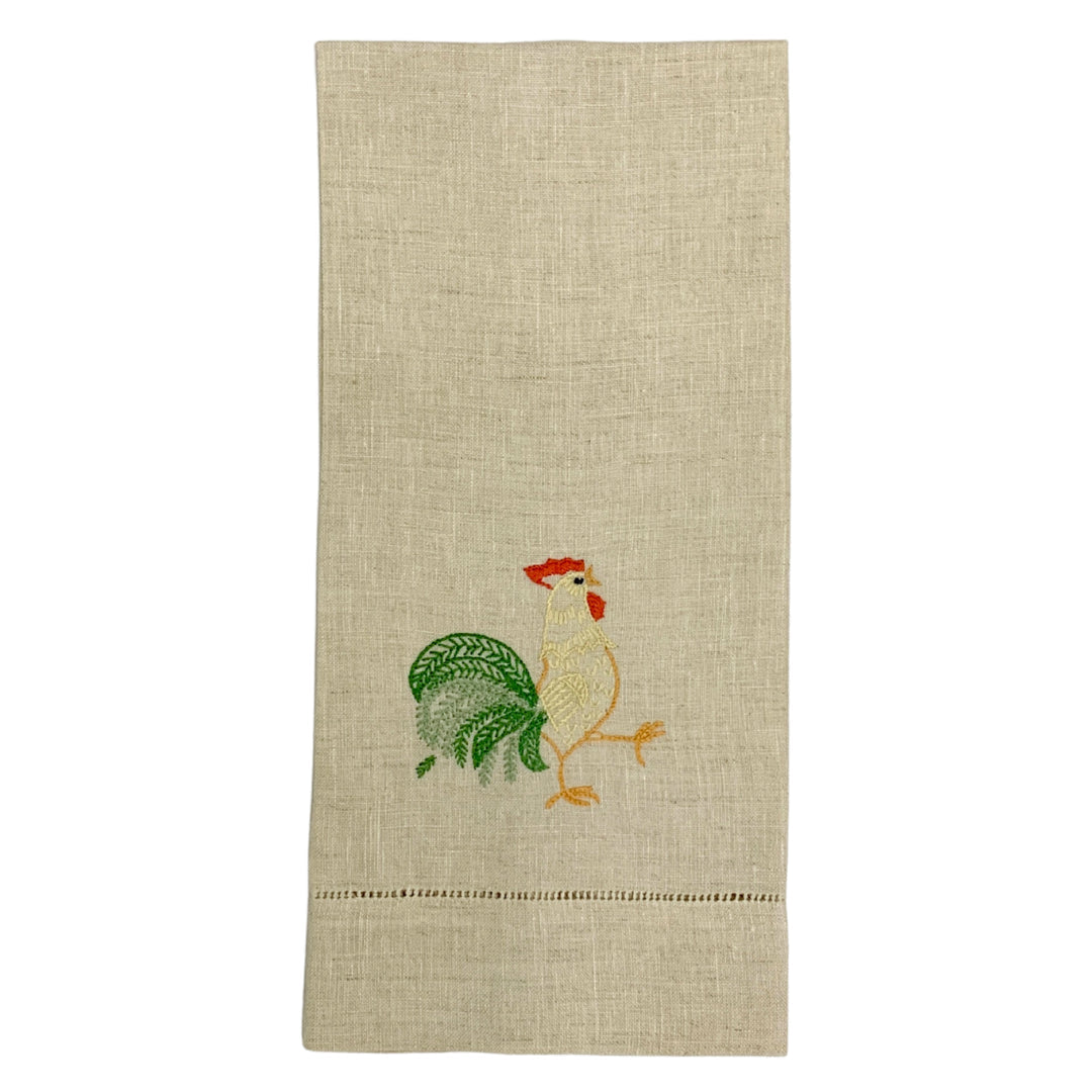 Rooster Tea Towel