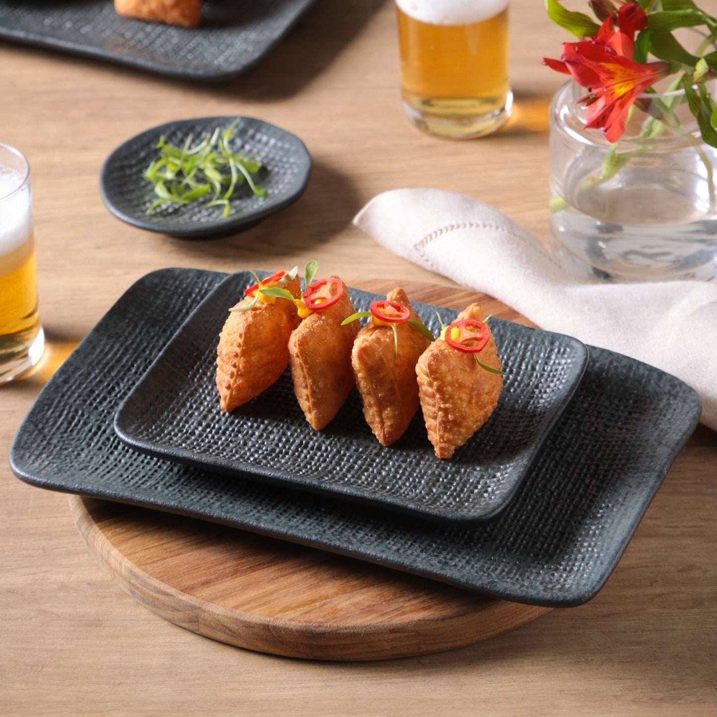 Rectangular Platter Juta Set of 4