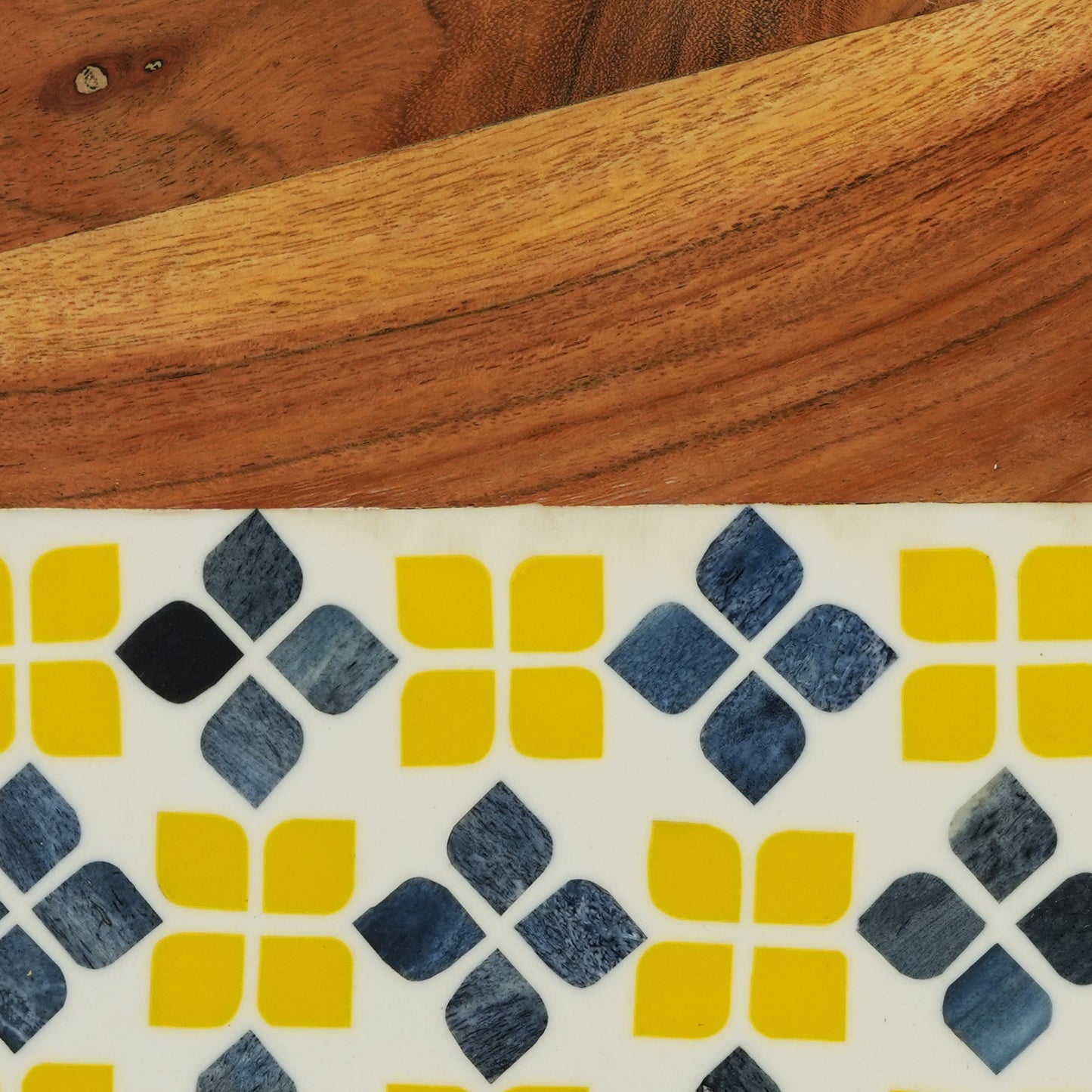 Marigold Mosaic Bone Inlay Tray