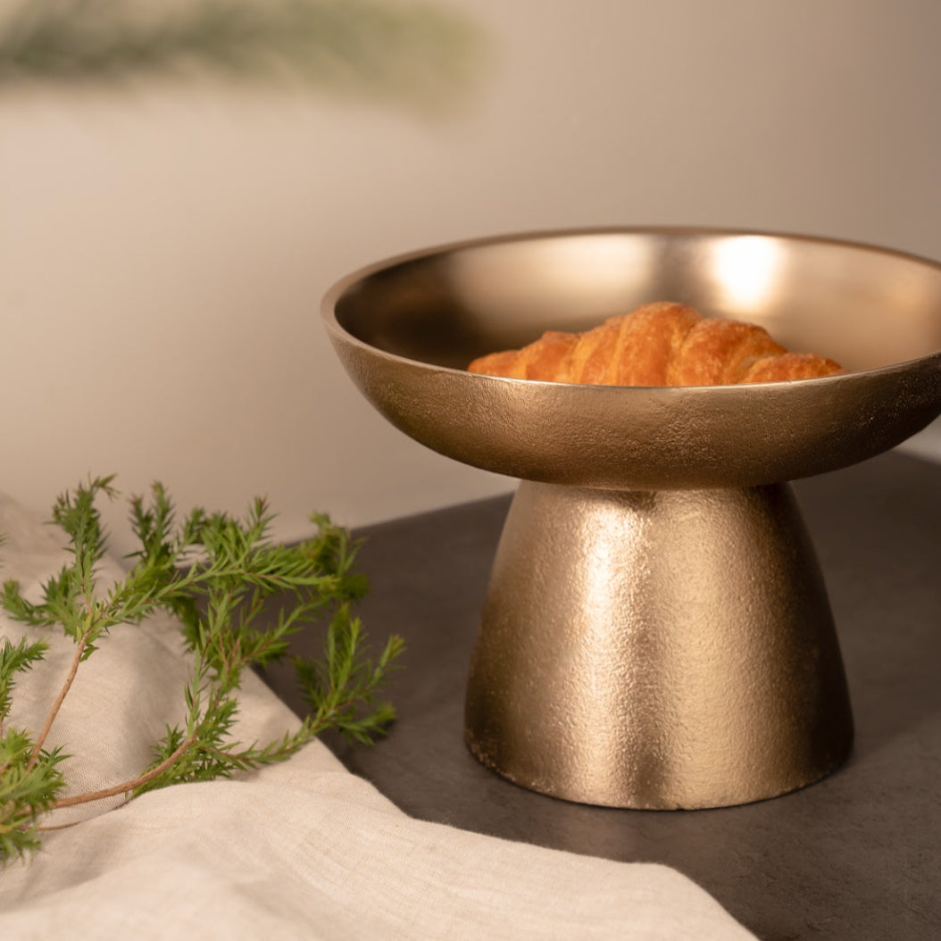 Stinson Antique Brass Small Pedestals - Set of 2