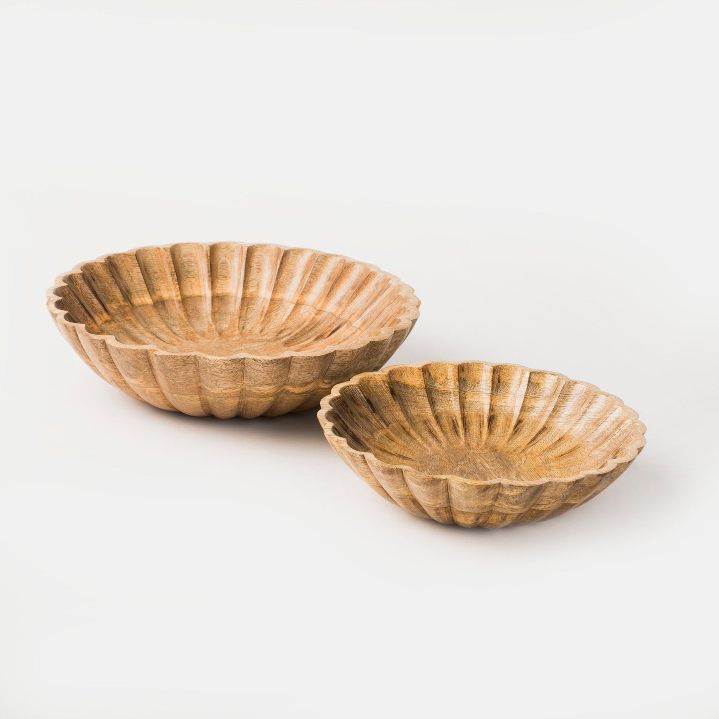 Scallop Serenity Bowls - Natural