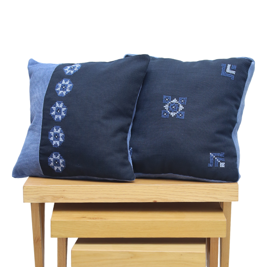 Maha Pillow Cover - Blue