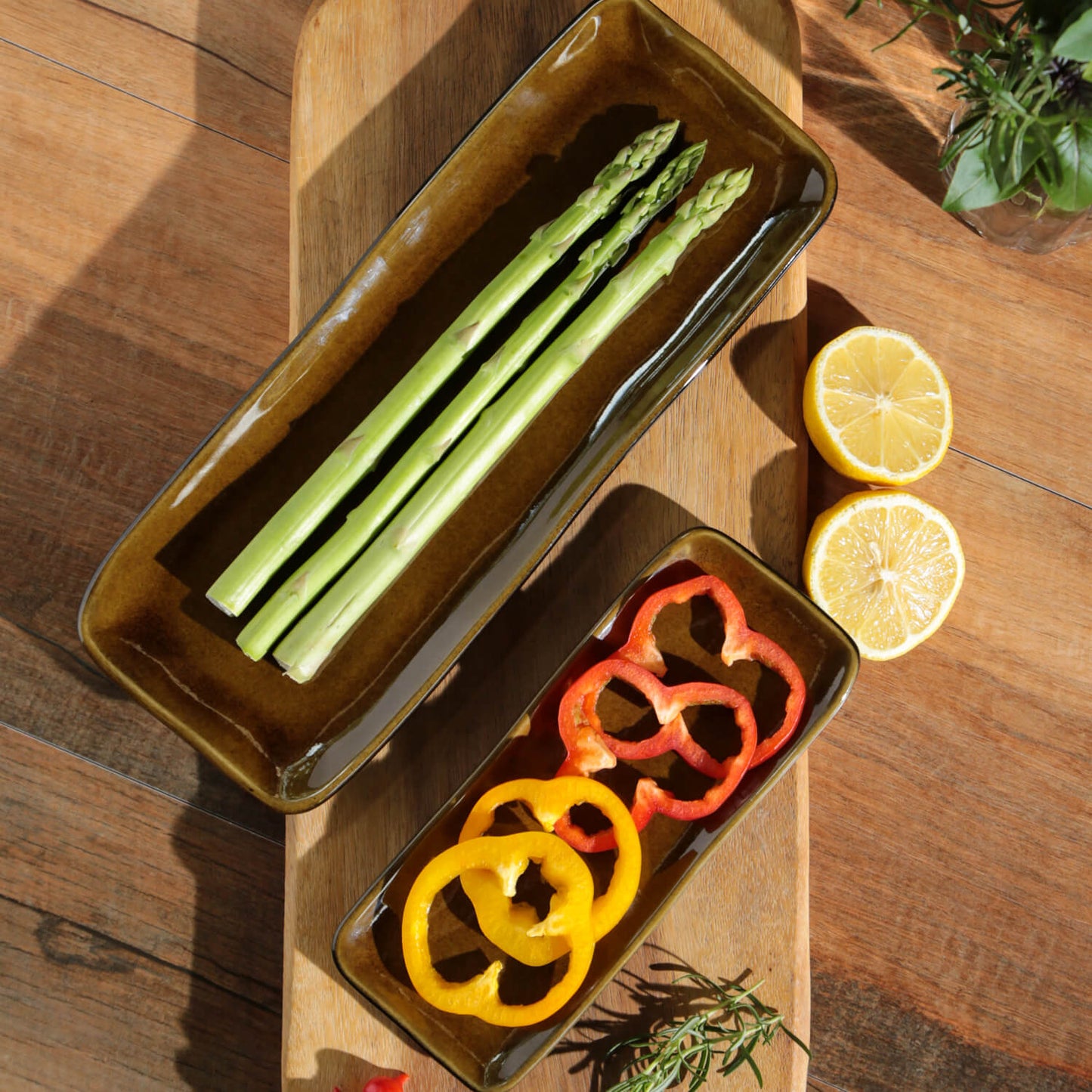 Rectangular Platter Medium Set of 4