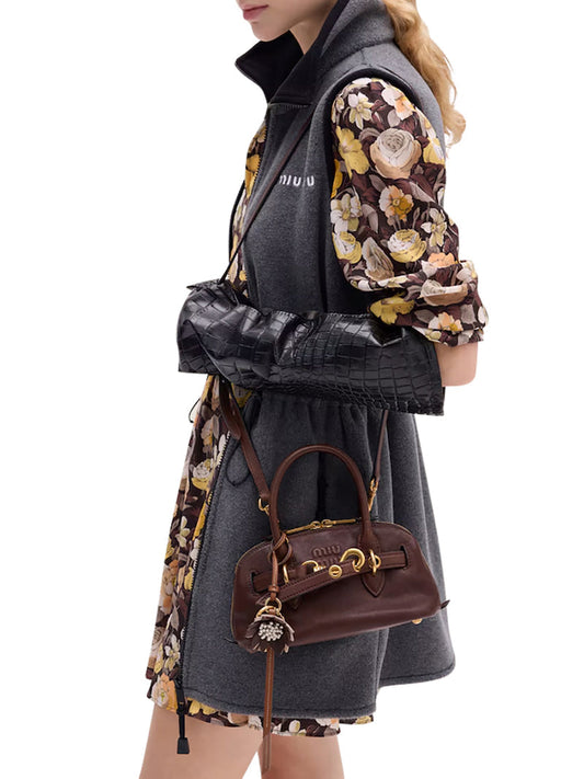 Miu Miu Women Mini Aventure Bag In Nappa