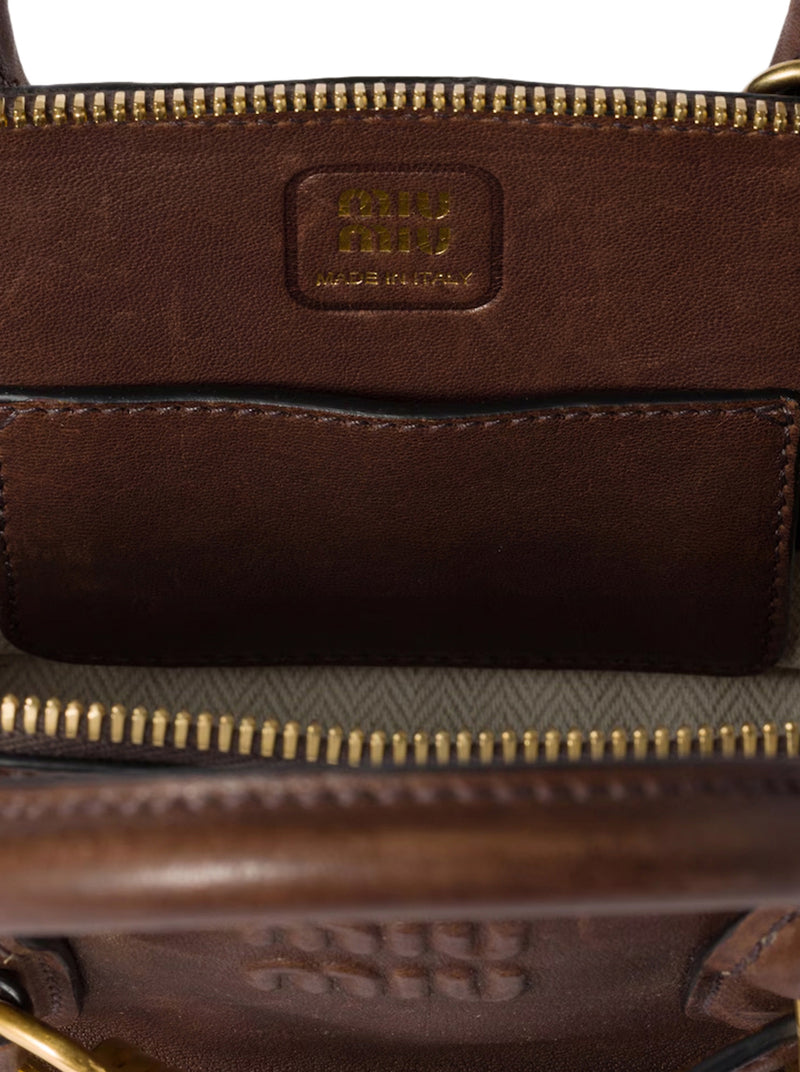 Miu Miu Women Mini Aventure Bag In Nappa