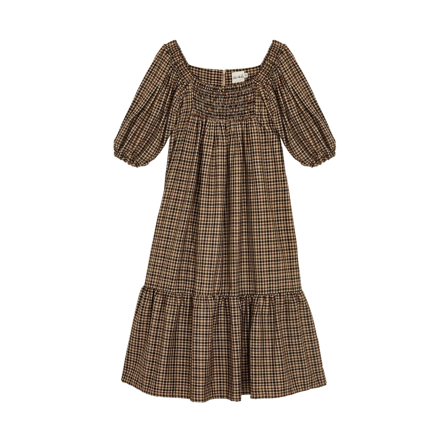 Carol Oversized Sleeves Midi Dress