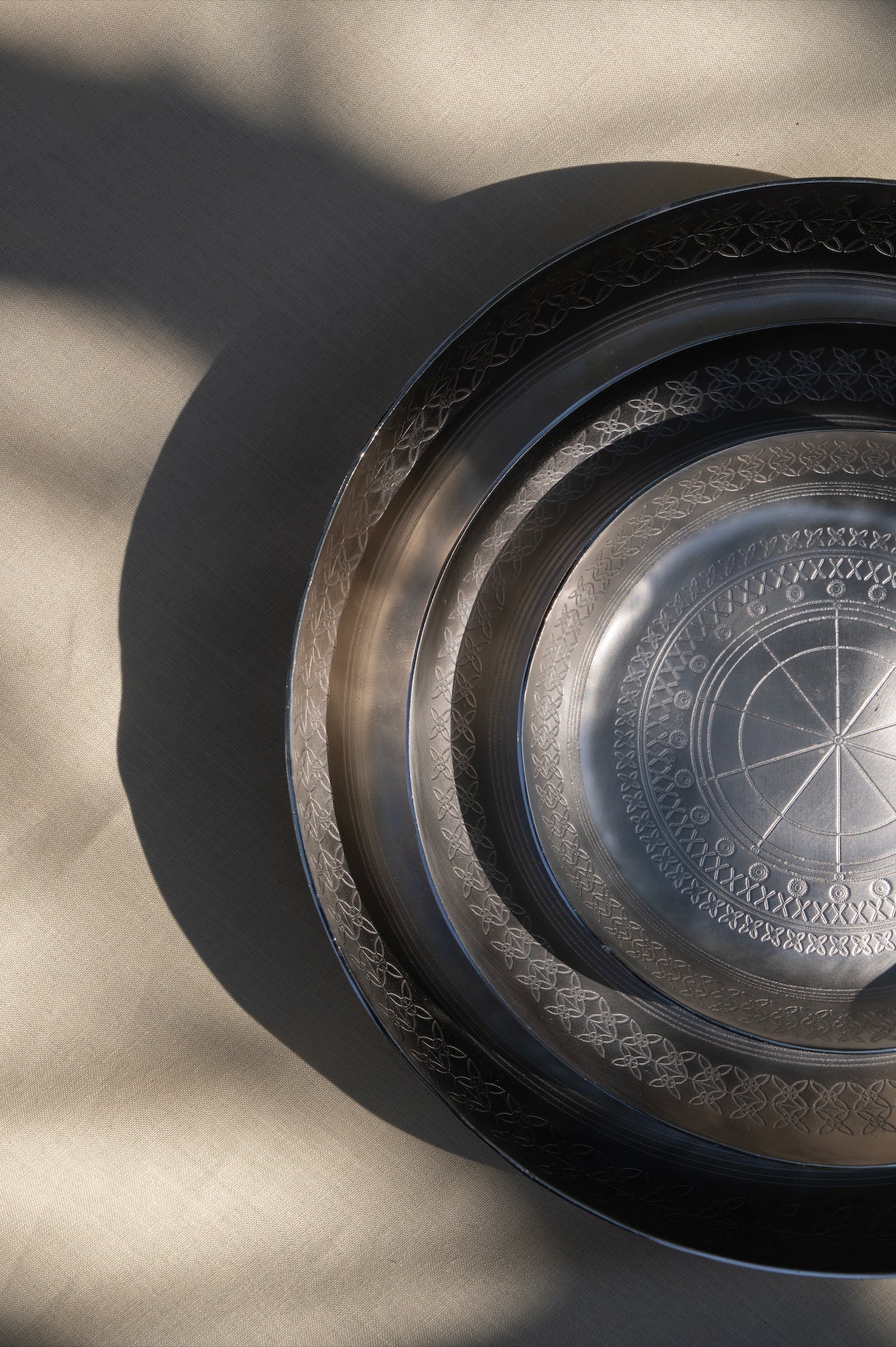 Mandala Trays Assorted - Set of 3