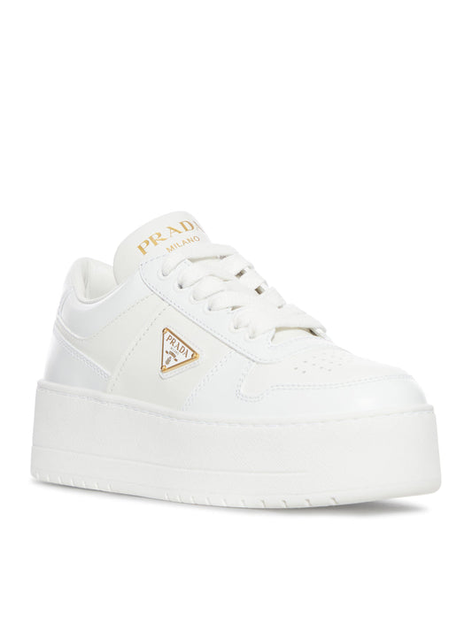 Prada Women Snekaers Downtown Bold Leather