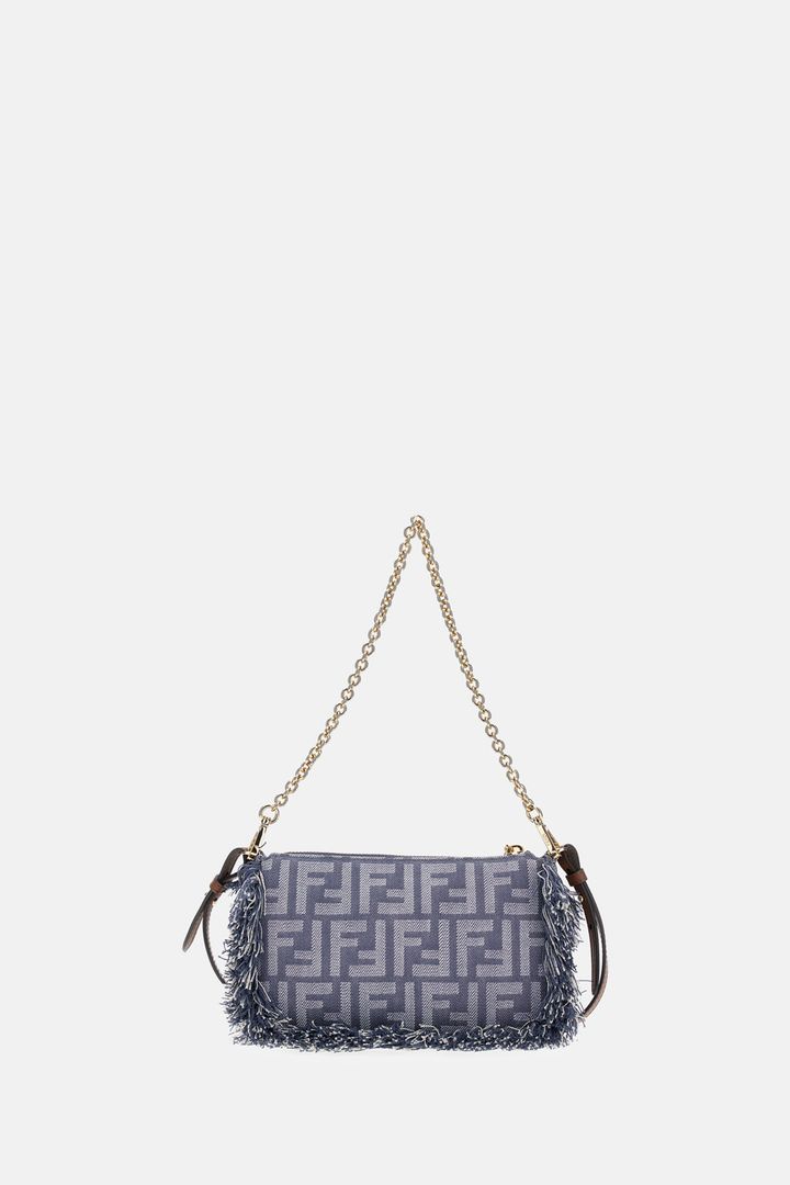 Fendi Women Baguette Pouch Fabric Ff