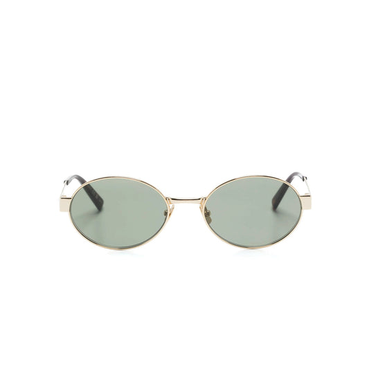 Saint Laurent Gold Sunglasses Women