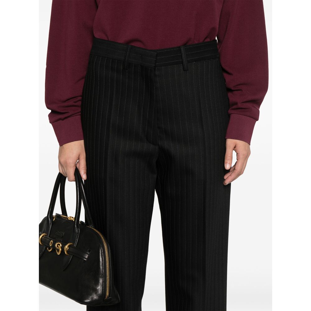 Miu Miu Black Trousers - Straight Trousers Women
