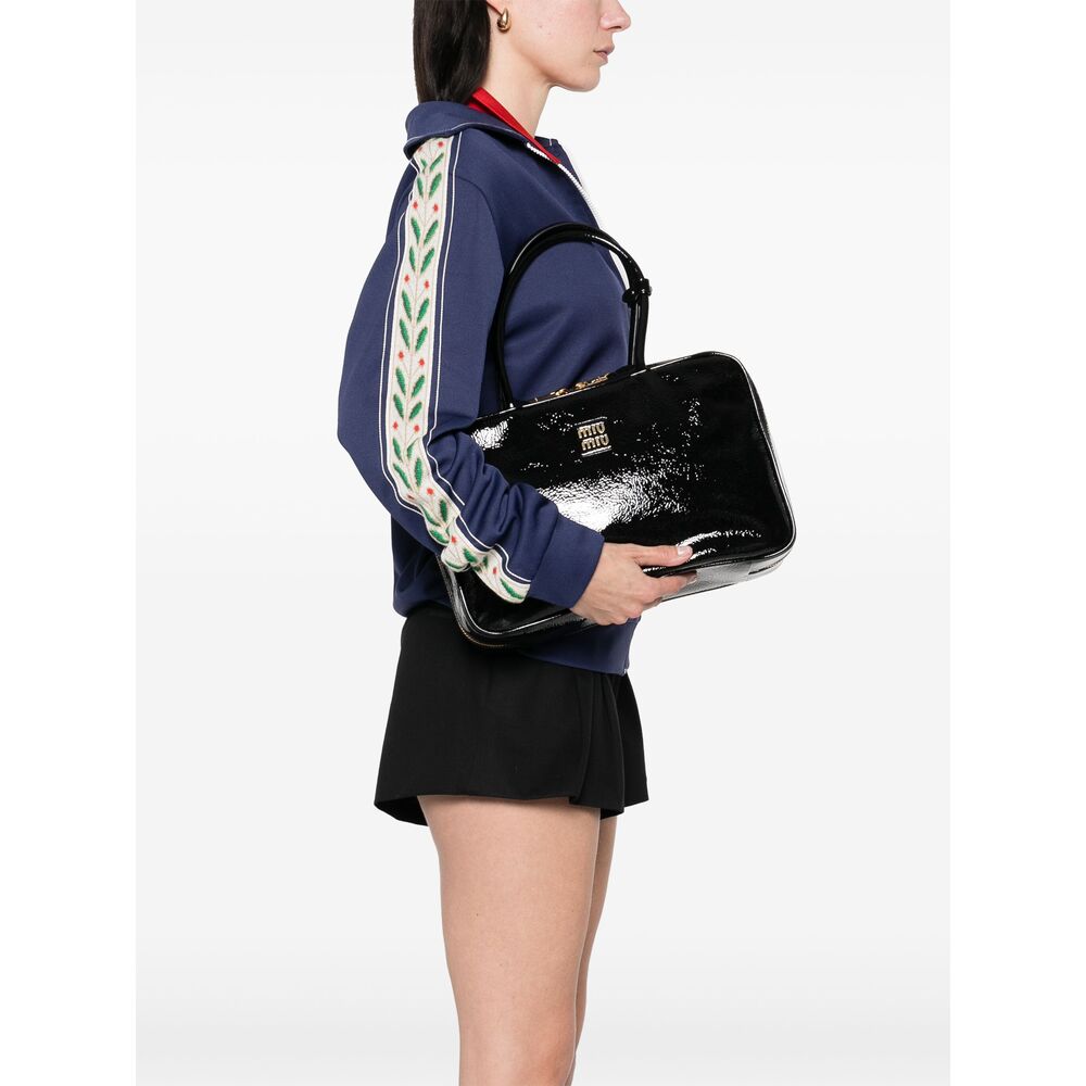 Miu Miu Black Tote Bags Women