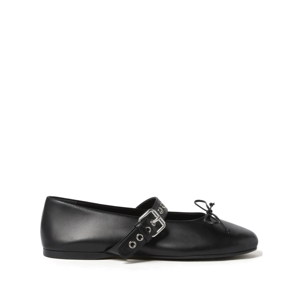 Miu Miu Black Ballet Flats Women