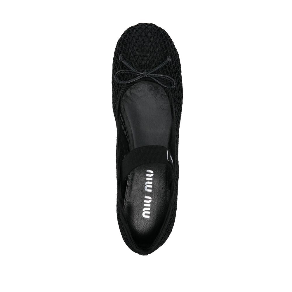 Miu Miu Black Ballet Flats Women