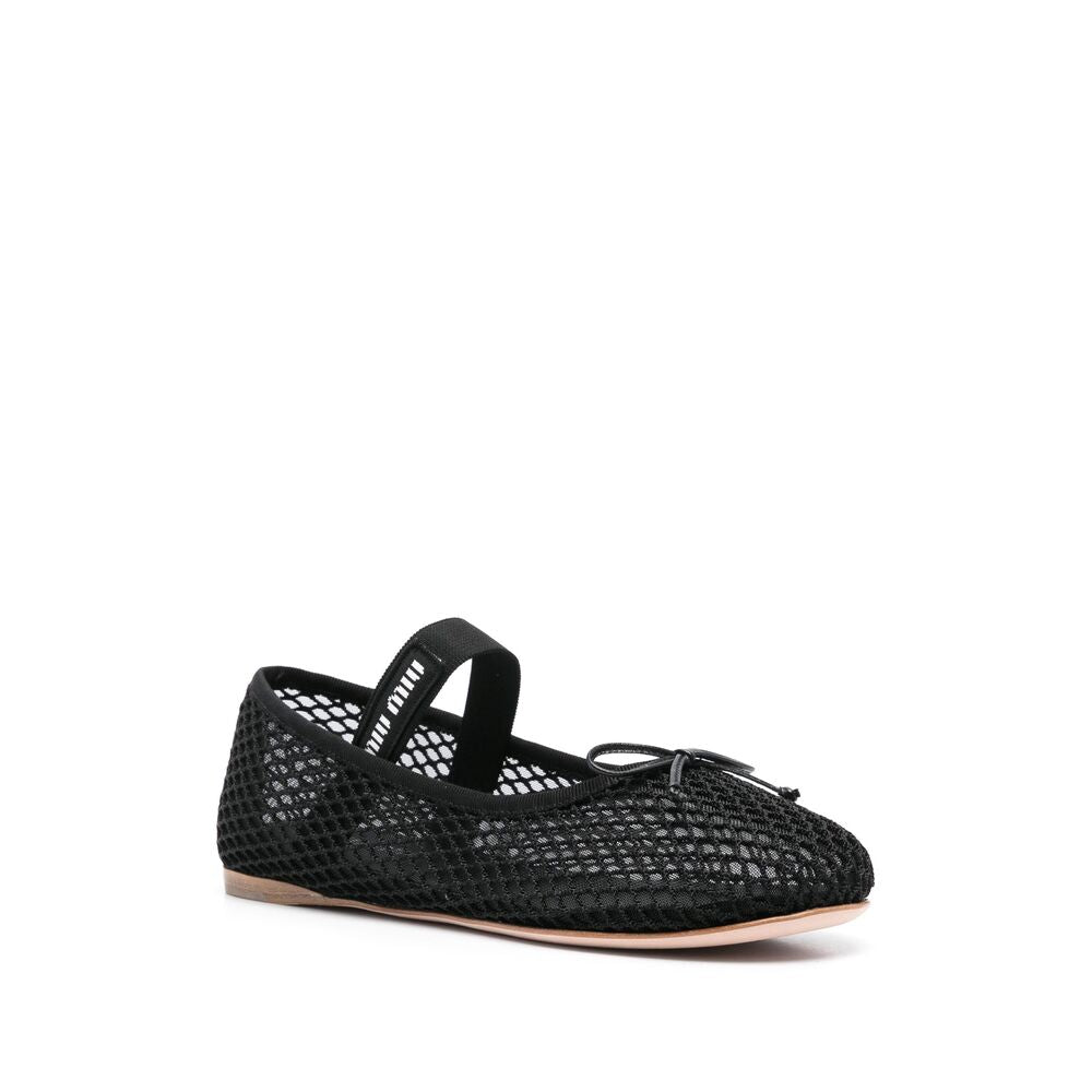 Miu Miu Black Ballet Flats Women